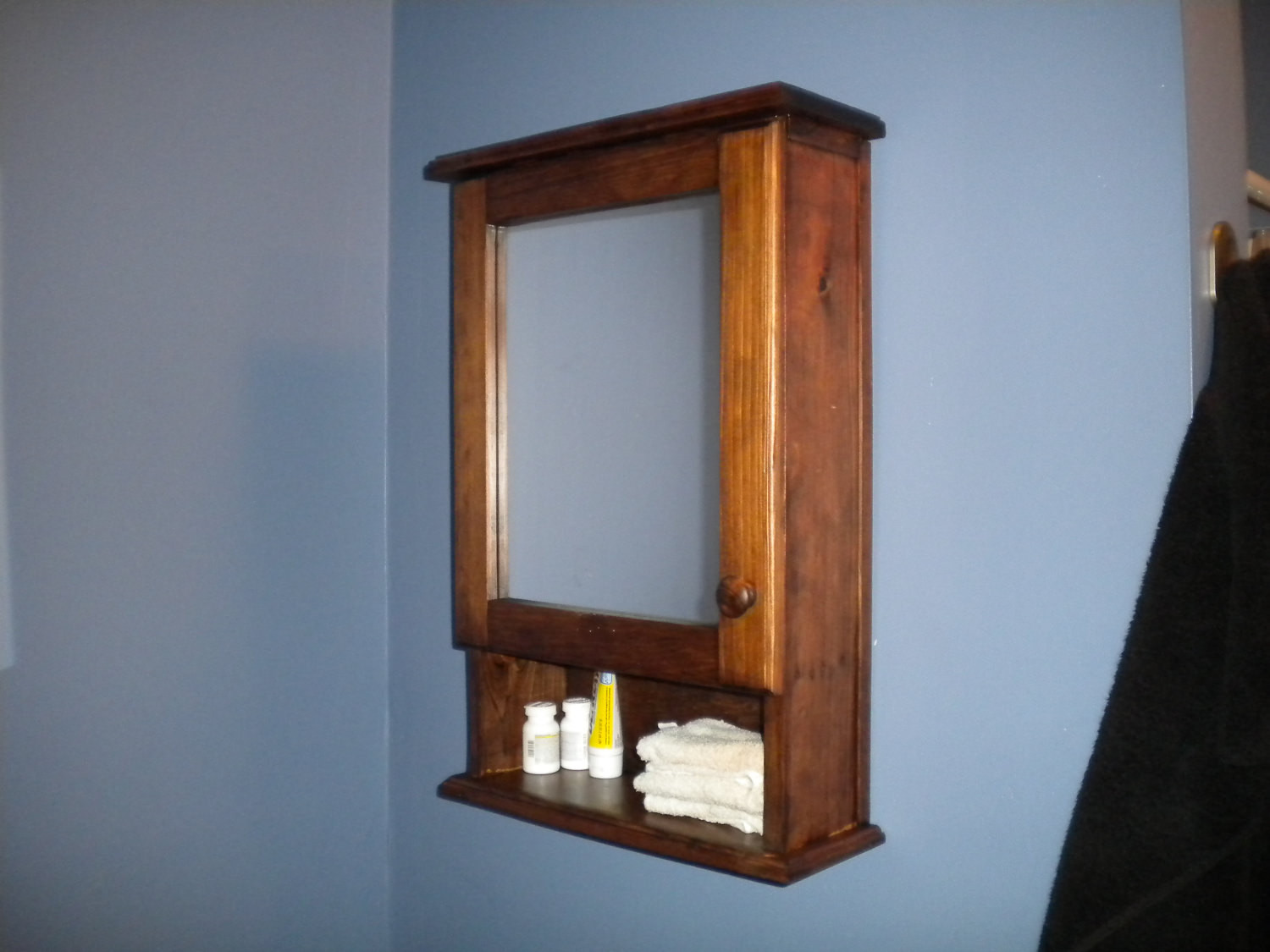 Mirrored Bathroom Medicine Cabinet
 Mirrored bathroom medicine cabinet by RaysCustomWoodwork