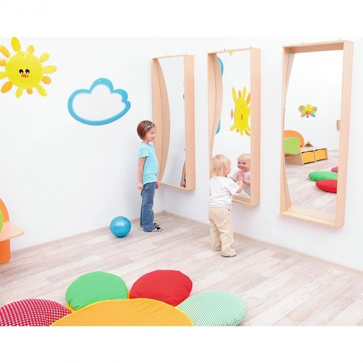 Mirrors For Kids Room
 Childrens Wall Mounted Wave Mirror Toddler and baby Mirror
