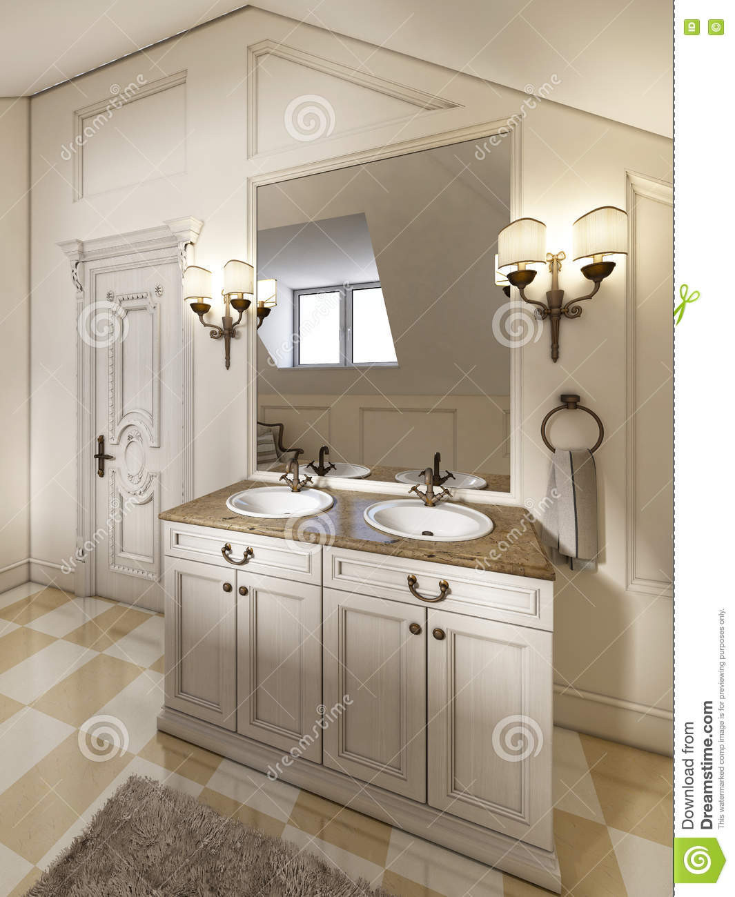 Mirrors Over Bathroom Sinks
 White Bath Sink With Mirror And Sconces The Sides