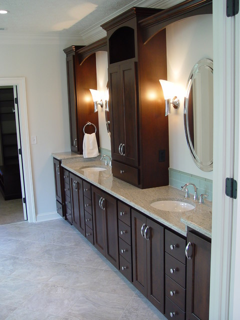 Mirrors Over Bathroom Sinks
 Double Sink Vanity Oval Mirrors Modern Bathroom