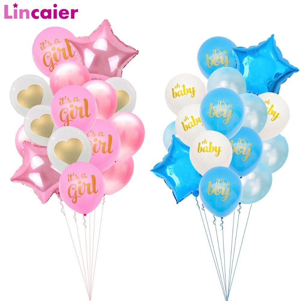 Mixed Gender Birthday Party Ideas
 Lincaier 21pcs Mix Balloons Baby Shower Party Decorations