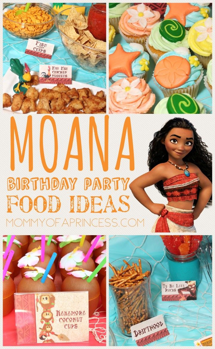 Moana Birthday Party Food Ideas
 Moana Birthday Party Ideas