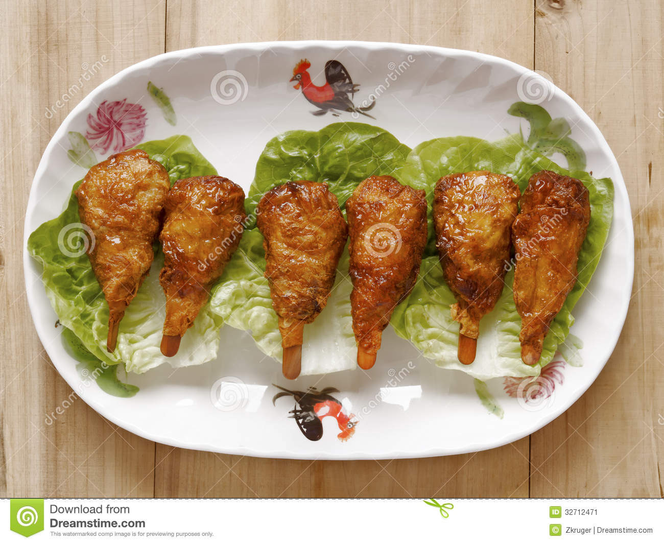 Mock Chicken Legs
 Ve arian Mock Chicken Drumsticks Stock Image Image of