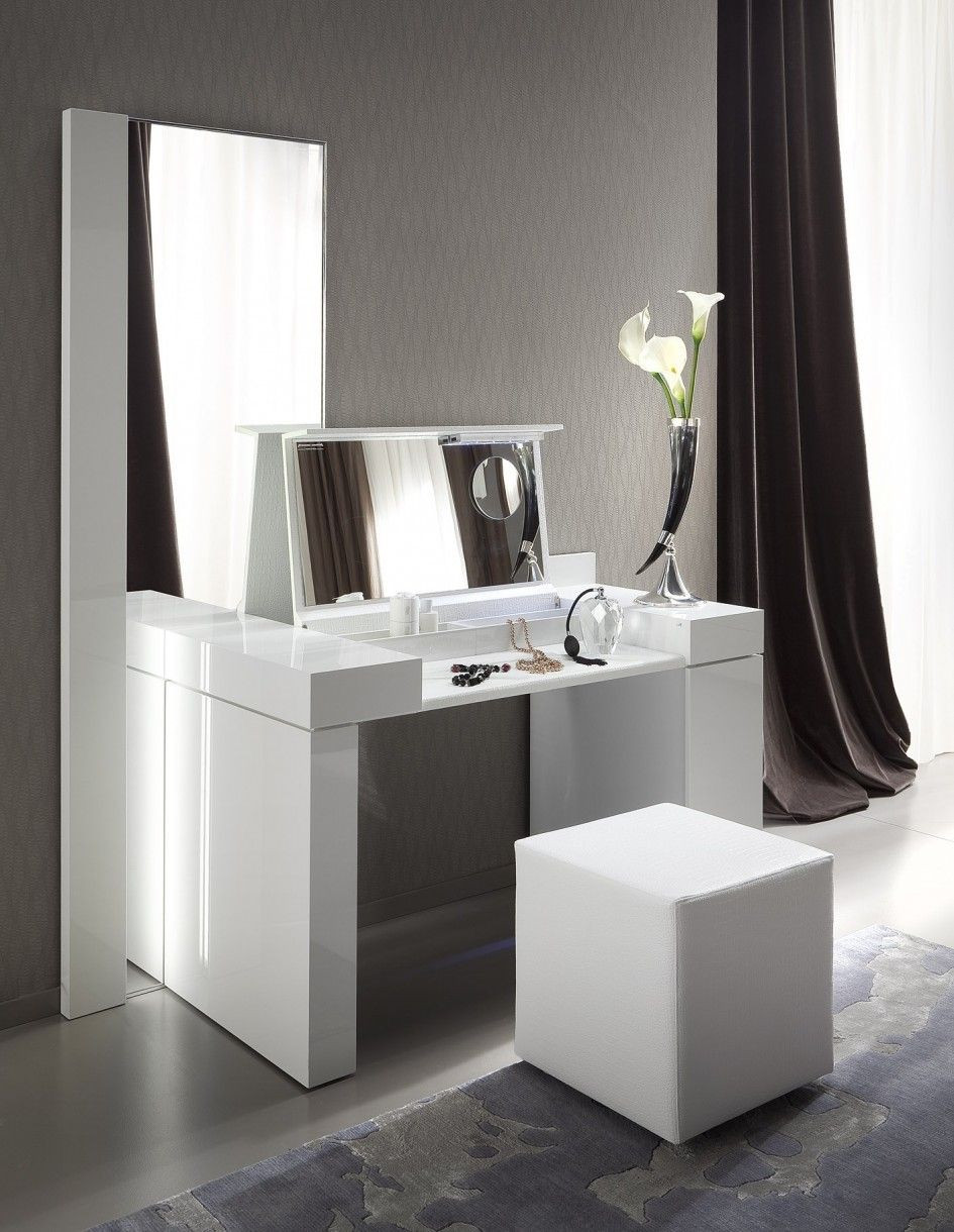 Modern Bedroom Vanity Sets
 Modern White Dressing Table