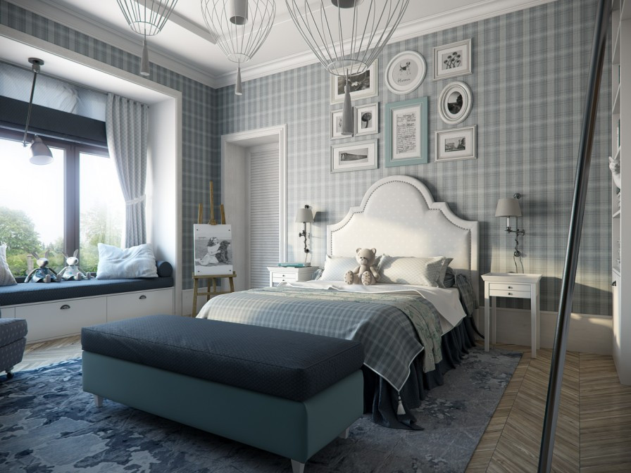 Modern Bedroom Wallpaper
 Calming Modern Interiors