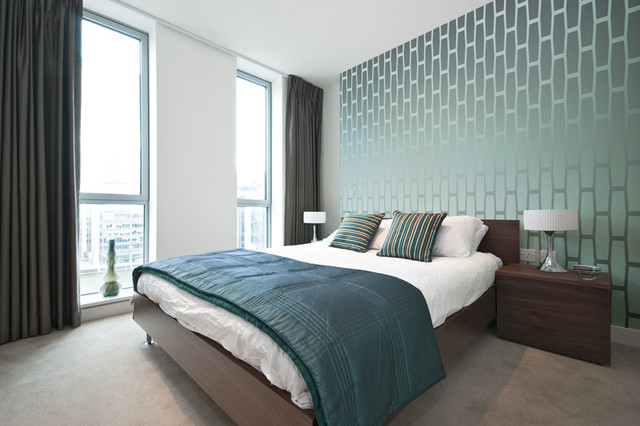 Modern Bedroom Wallpaper
 Cellular Wallpaper Modern Bedroom Detroit by The