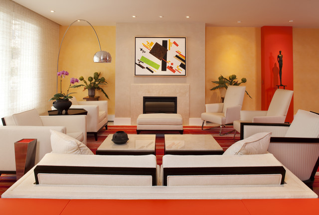 Modern Color For Living Room
 Lake Calhoun colorful condo Modern Living Room