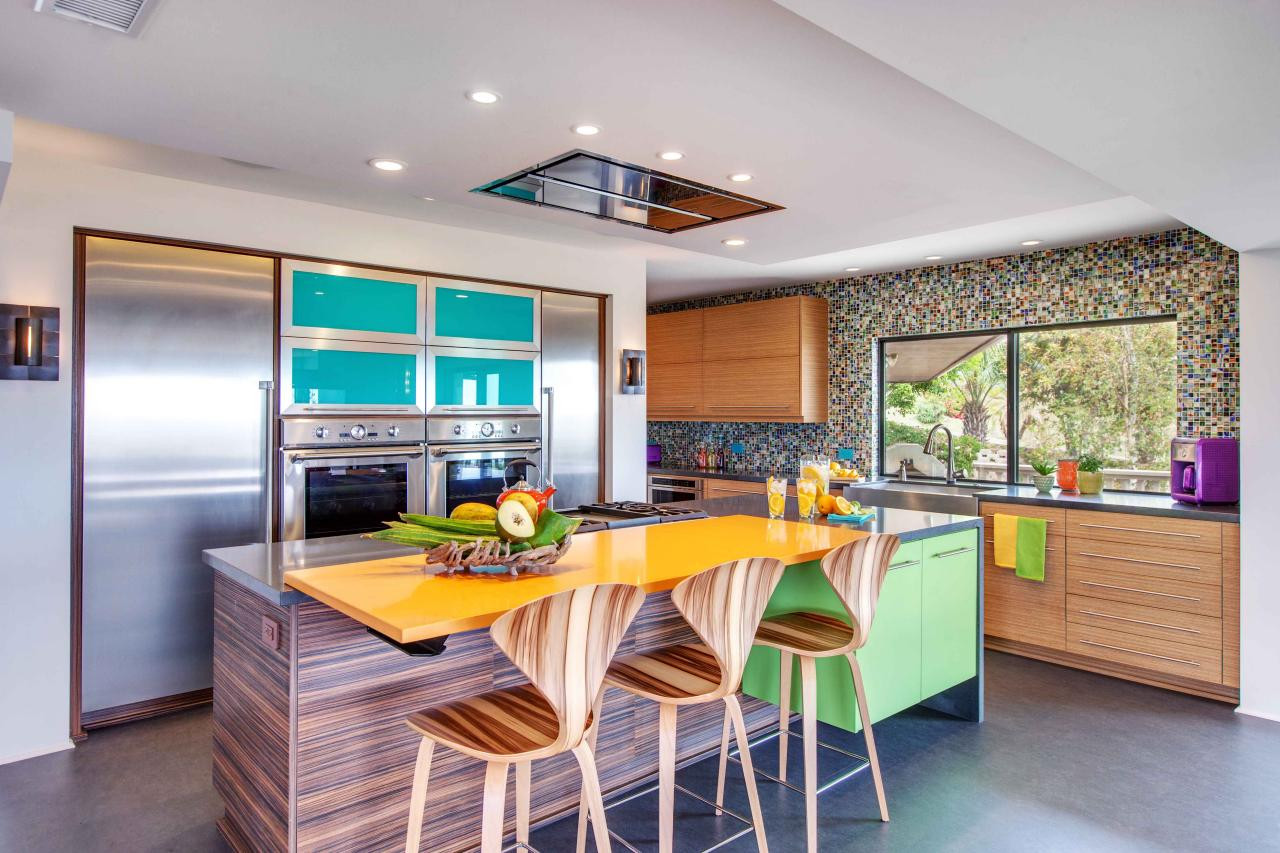 Modern Colors For Kitchen
 31 Cool and Colorful Kitchens