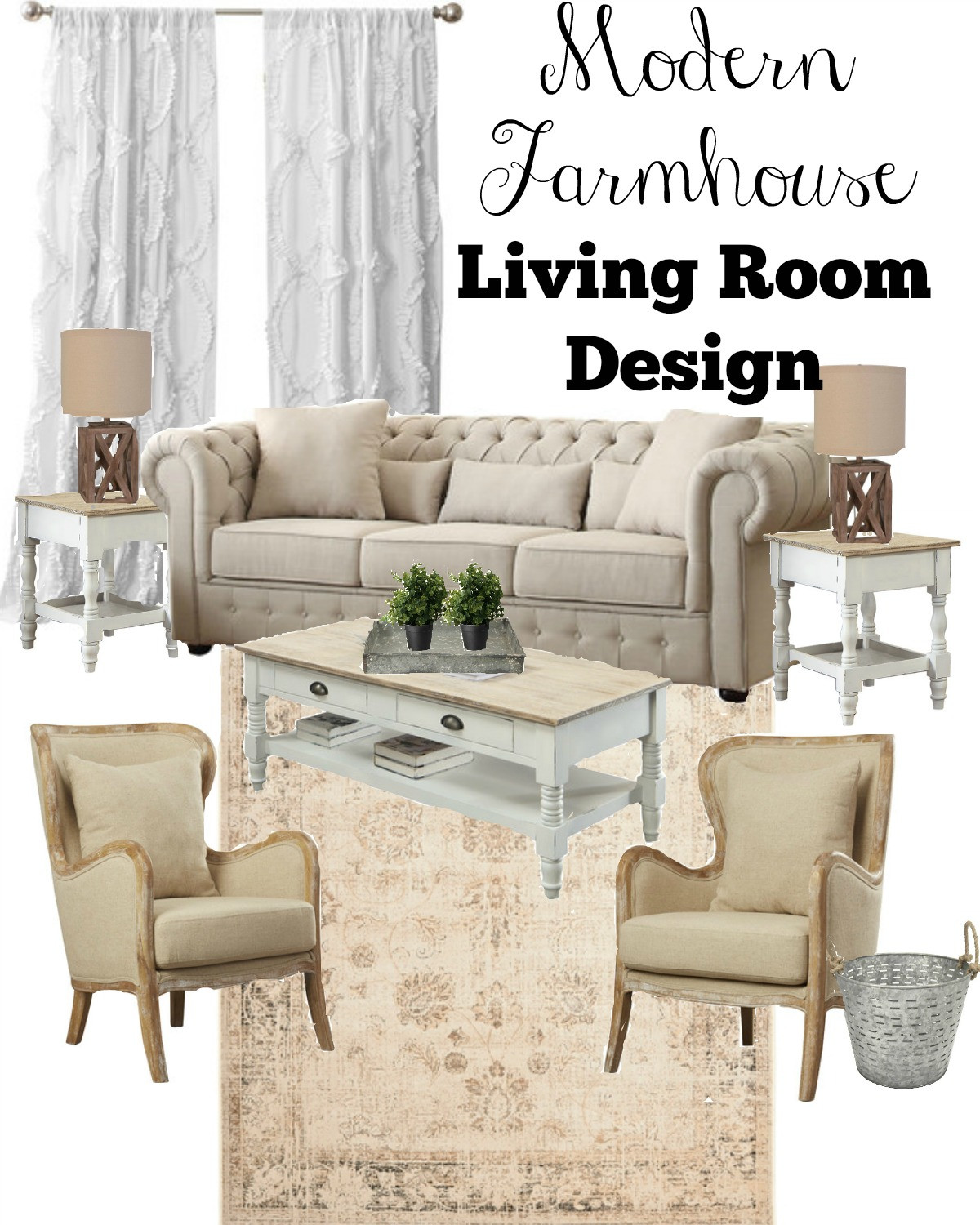 Modern Farmhouse Living Room Furniture
 3 Key Tips for a Farmhouse Style Living Room