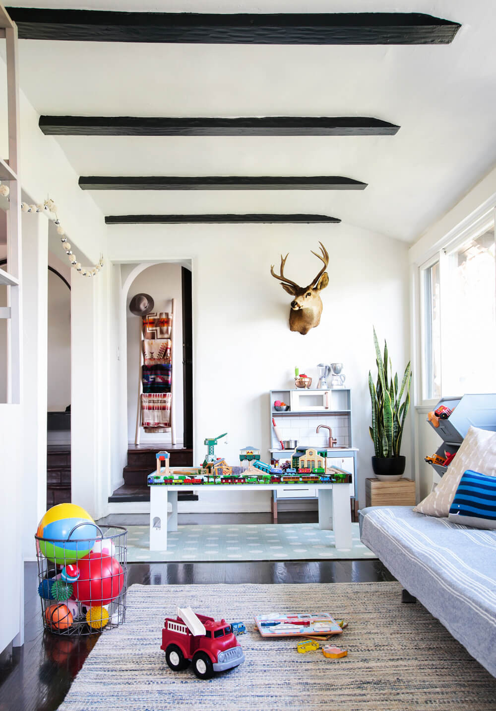 Modern Kids Play Room
 A Sophisticated Playroom Get The Look Emily Henderson