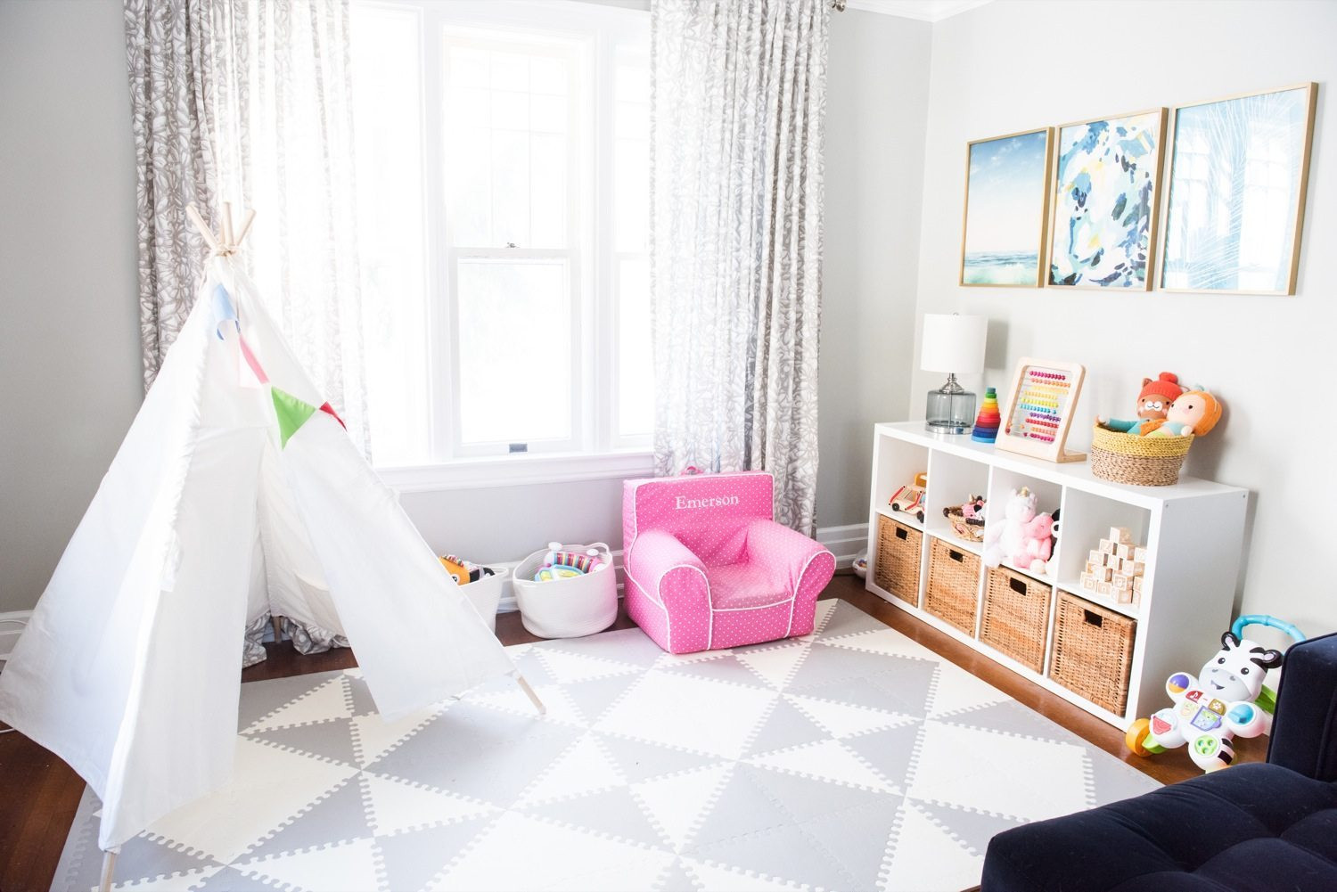 Modern Kids Play Room
 Emerson s Modern Playroom Tour The Sweetest Occasion