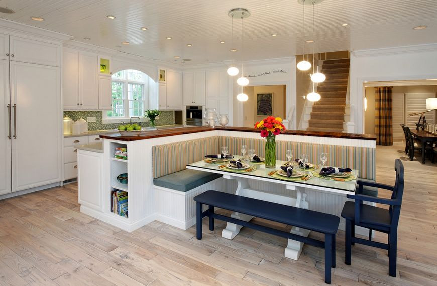 Modern Kitchen Bench Seating
 How A Kitchen Table With Bench Seating Can Totally