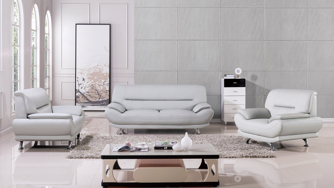 Modern Living Room Furniture Sets
 AmericanEagleInternationalTrading Mason 3 Piece Living