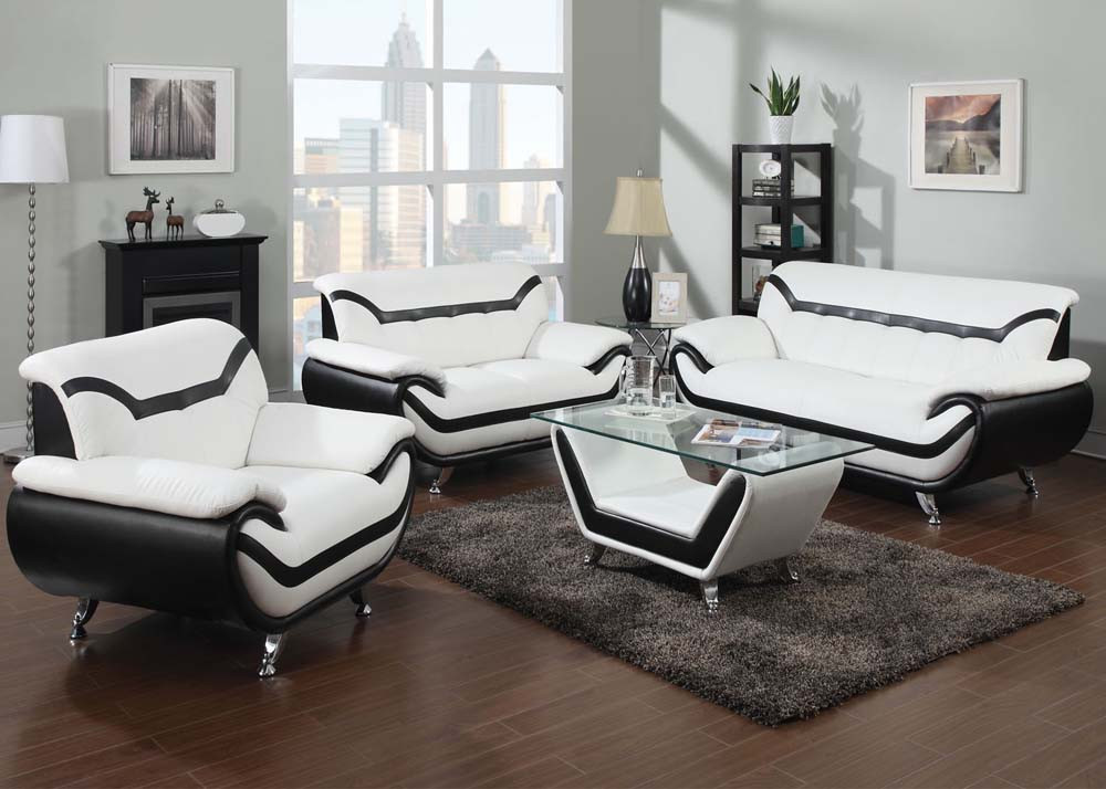 Modern Living Room Furniture Sets
 Kelly Ultra Modern Living Room Sets with Sinious Spring