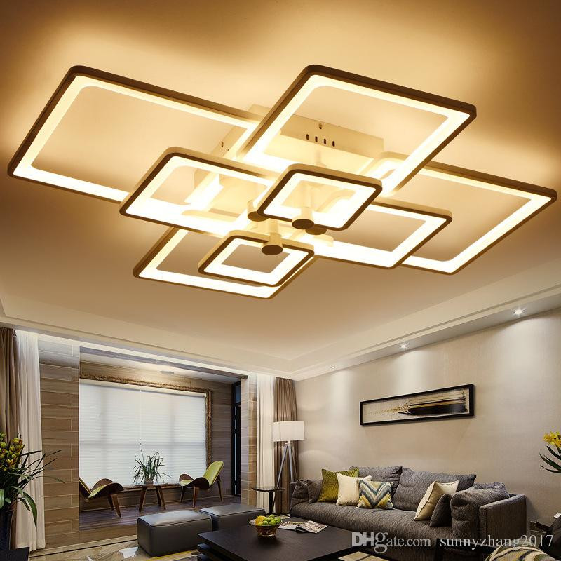 Modern Living Room Lighting Fixtures
 2019 Led Light Modern Led Ceiling Lights 110V 220V For