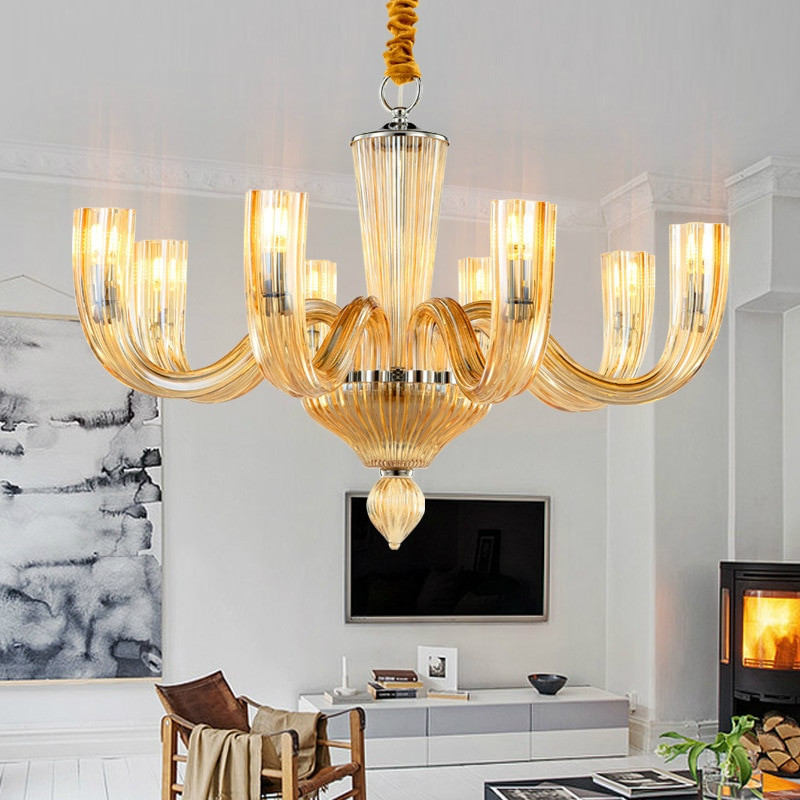 Modern Living Room Lighting Fixtures
 Modern LED hanging lights living room chandelier lighting