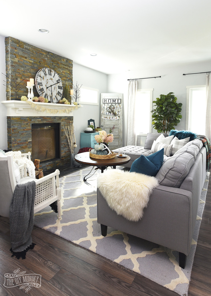 Modern Look Living Room
 My Home Style Before and After Modern Boho Country Living