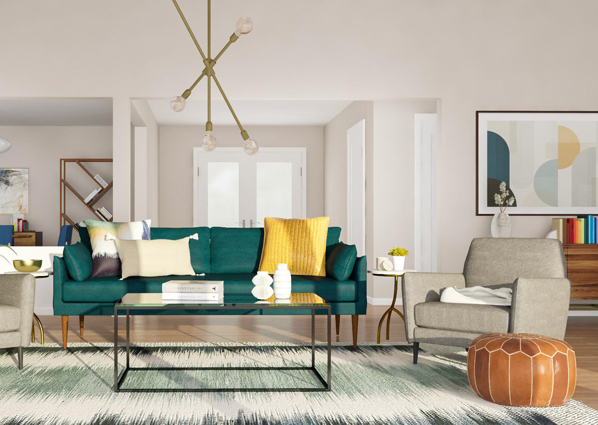 Modern Look Living Room
 Modern Living Room Design – 5 Ways to Try a Mid Century Style