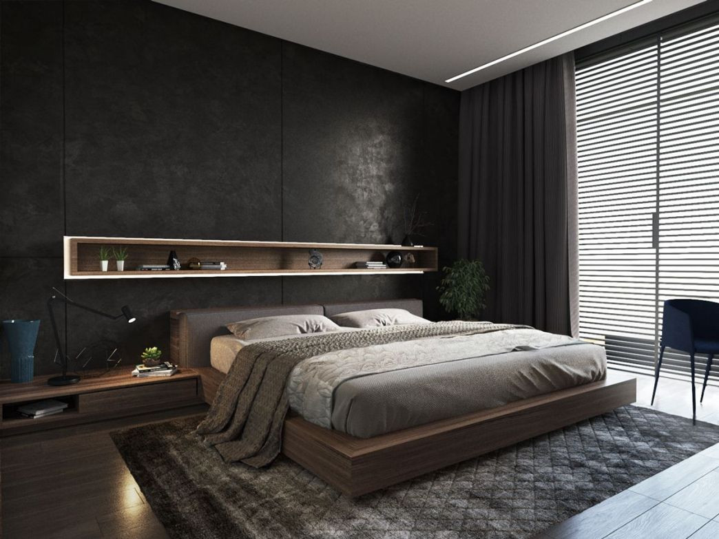 Modern Mens Bedroom
 Mens Modern Bedroom Interior Design for Bedrooms Check