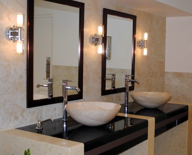 Modern Mirrors For Bathroom
 Modern Mirrors Modern Bathroom Miami by CMF Custom