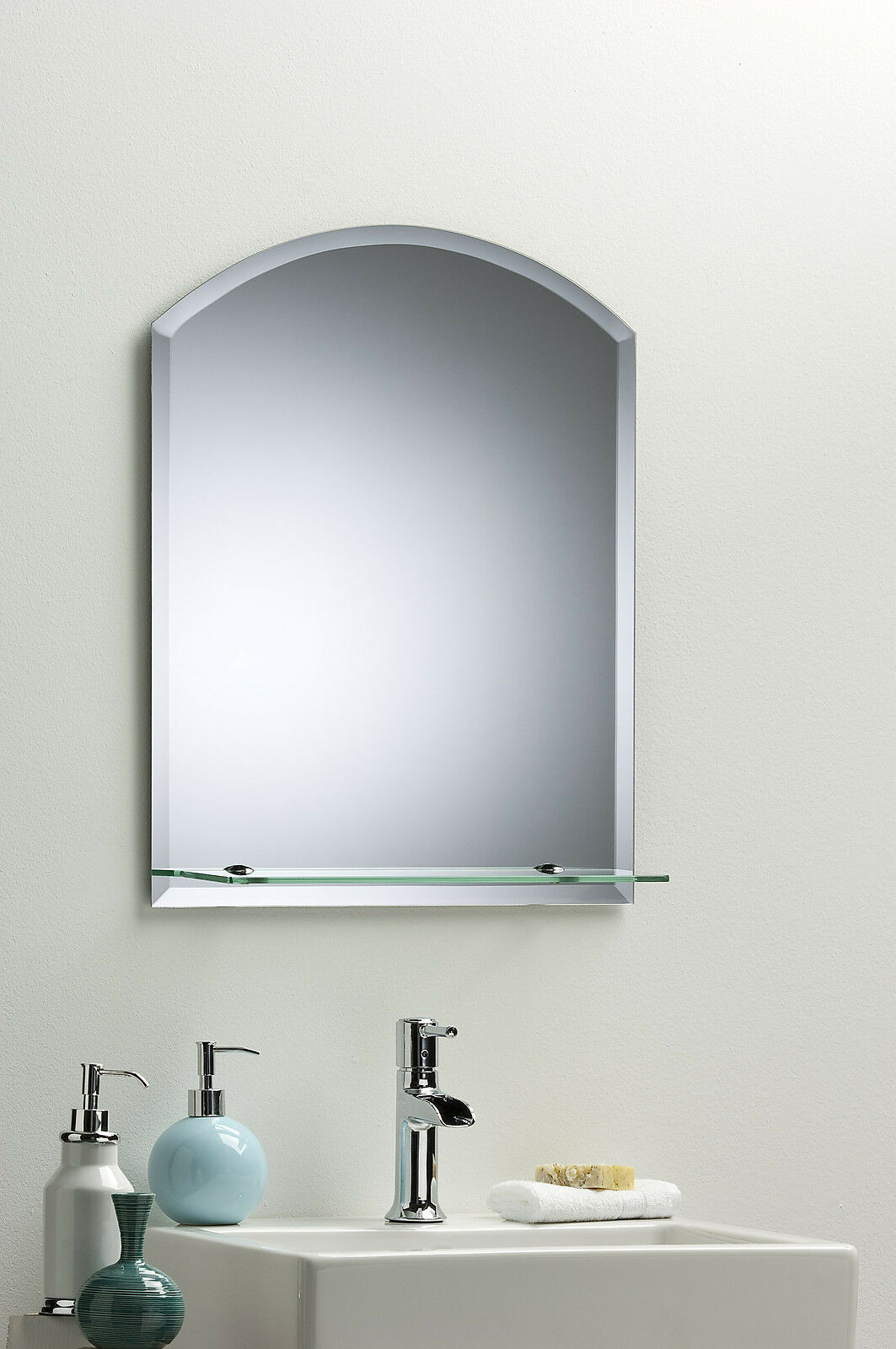 Modern Mirrors For Bathroom
 BATHROOM WALL MIRROR Modern Stylish ARCH With Shelf And