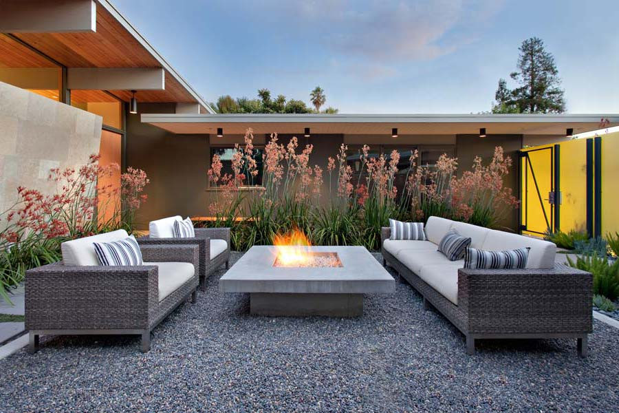 Modern Outdoor Fire Pit
 Bringing the Indoors Out Outdoor Lighting & Fire 6 week