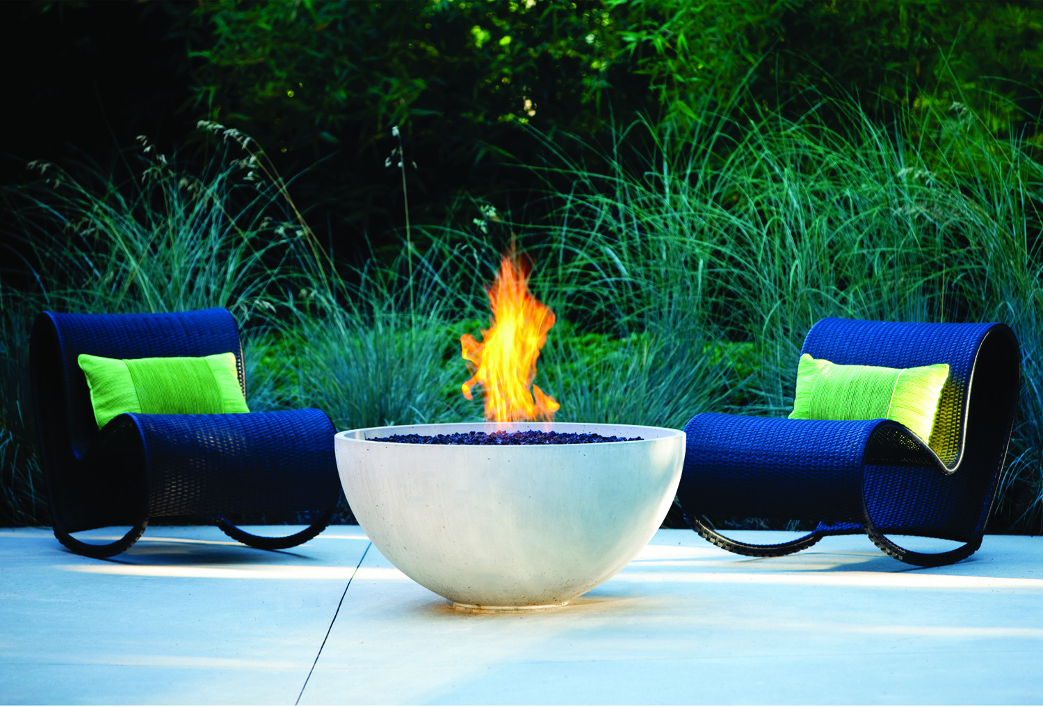 Modern Outdoor Fire Pit
 AB8™ Round Outdoor Fireplace Burners Fireplace Kits