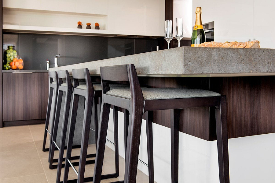 Modern Stools For Kitchen Island
 Lavish Family Residence In Perth Blends Aesthetics With