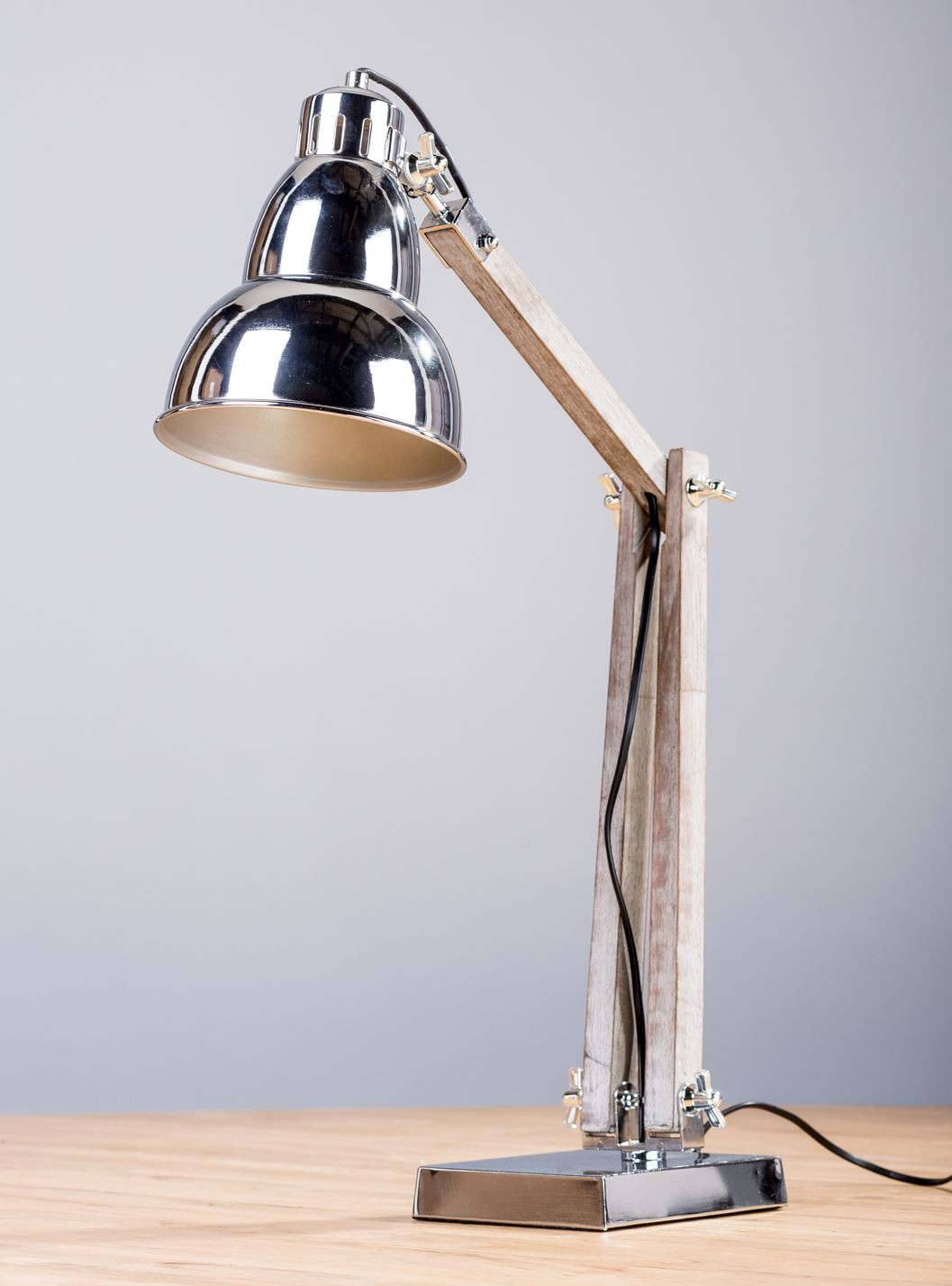 Modern Table Lamps For Bedroom
 Modern metal lampshade chrome living room bedroom desk