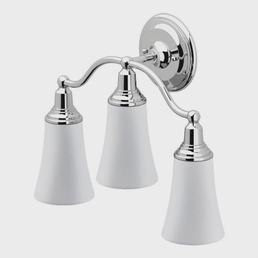 Moen Bathroom Lighting
 Moen YB8263CH Rothbury Polished Chrome Bath Lighting Moen