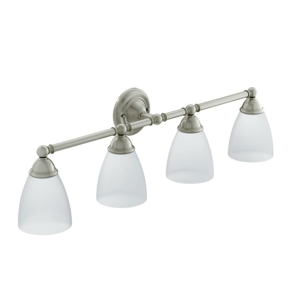 Moen Bathroom Lighting
 Moen Brantford 4 Light Bath Vanity Light & Reviews