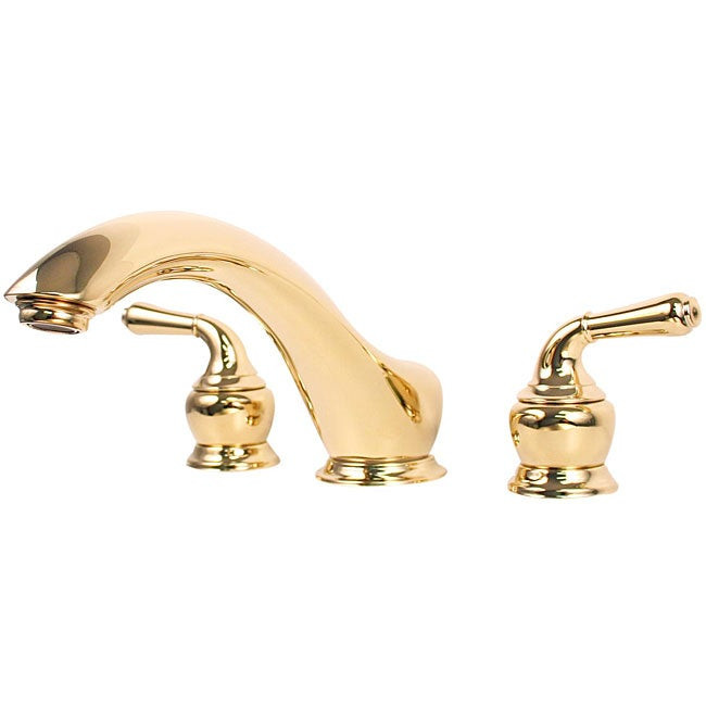 Moen Brass Bathroom Faucets
 Shop Moen 2 handle Polished Brass Roman Tub Faucet Free