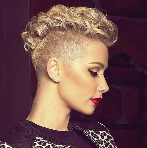Mohawk Hair Cut For Women
 25 Exquisite Curly Mohawk Hairstyles For Girls & Women