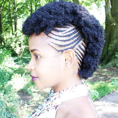 Mohawk Hairstyle For Natural Hair
 Fun Fancy and Simple Natural Hair Mohawk Hairstyles