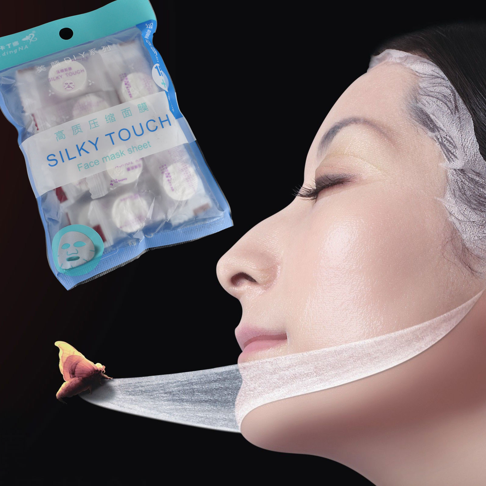 Moisturizing Face Mask DIY
 Shellhard 20pcs Pure Cotton pressed Facial Mask Sheet