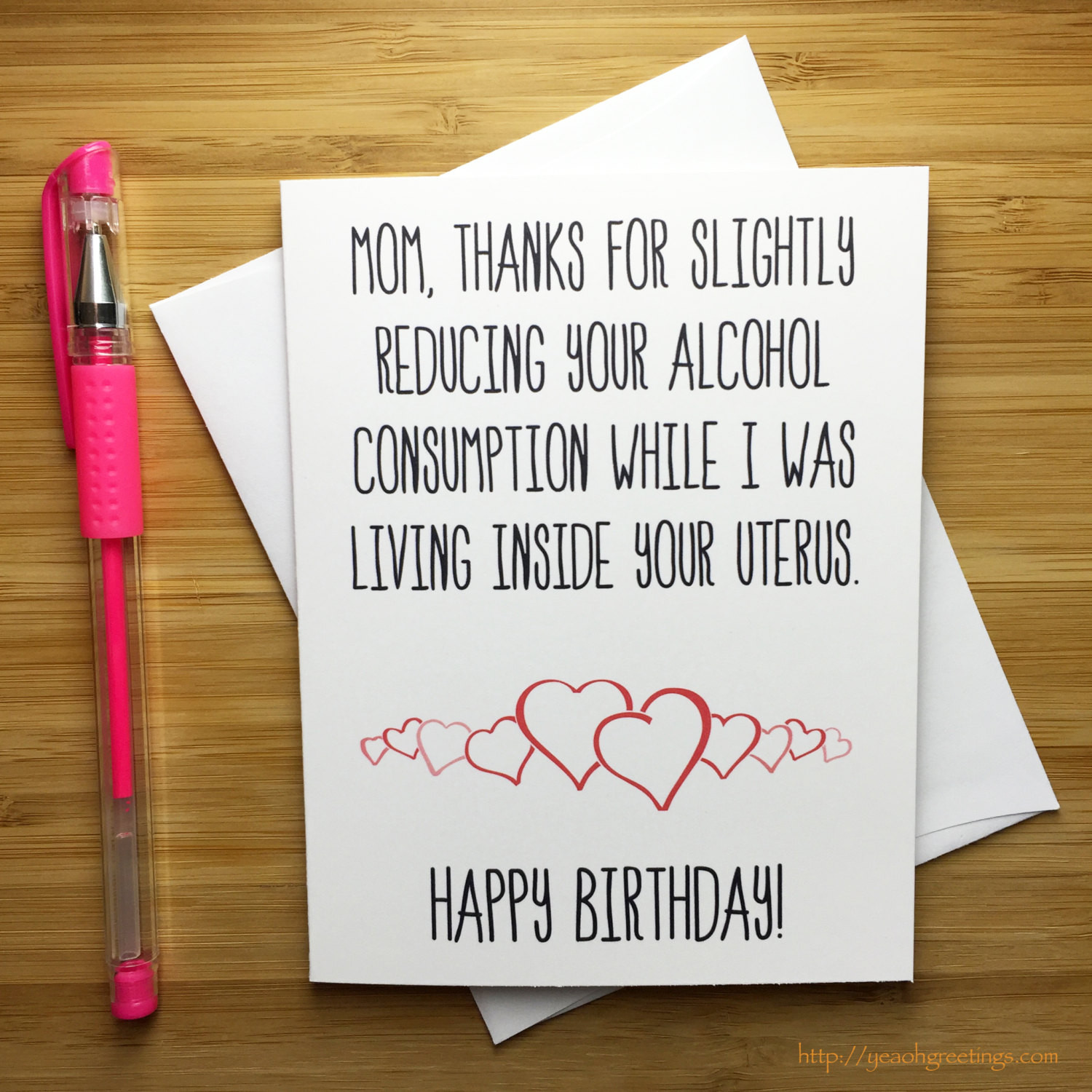 Mom Birthday Card
 Mother Birthday Card Bday Card Mum Funny Birthday Card