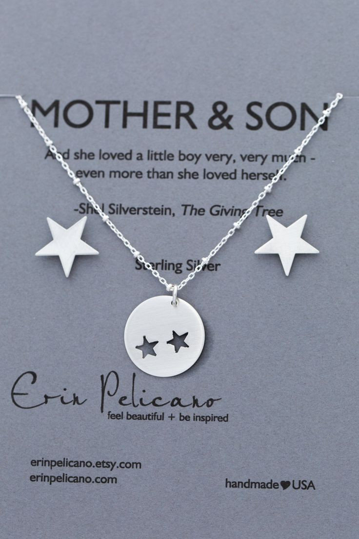 Mom Birthday Gift Ideas From Son
 Mother Two Son Jewelry Inspirational Gift Mom by