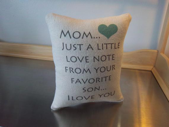 Mom Birthday Gift Ideas From Son
 Mom t pillow t to mom from son mom birthday t cotton