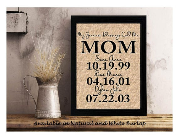 Mom Birthday Gift Ideas From Son
 Mom Gifts Mom From Daughter Mom From Son Mom Birthday