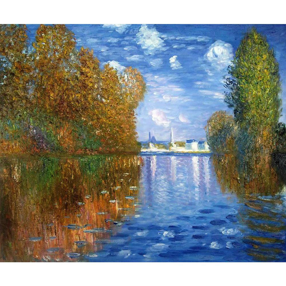 Monet Landscape Paintings
 Autumn at Argenteuil by Claude Monet Oil paintings