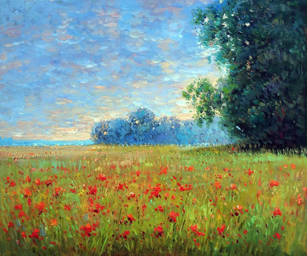 Monet Landscape Paintings
 Oat Fields by Claude Monet Landscape Painting Oil on