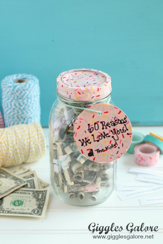 Money Gift Ideas For Birthdays
 Money Jar Birthday Gift Idea