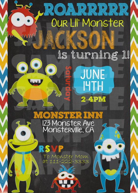 Monster Birthday Invitations
 FREE Monster Birthday Invitations – FREE Printable