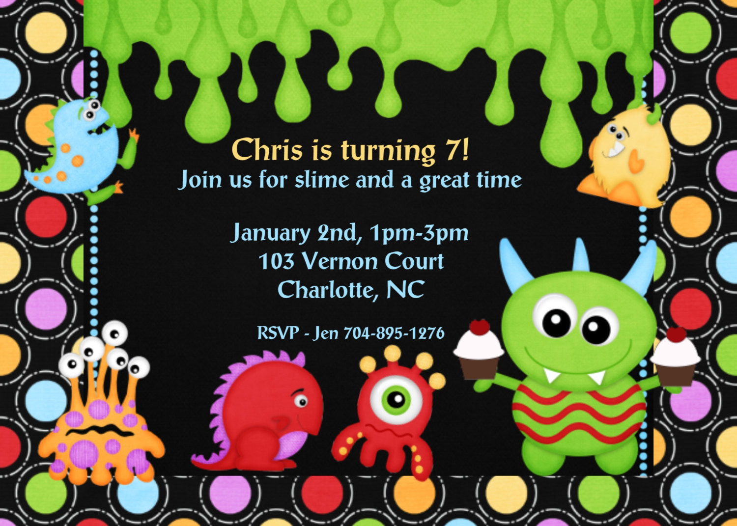 Monster Birthday Invitations
 Monster Birthday Invitation Monster Party by eWhimsyChick