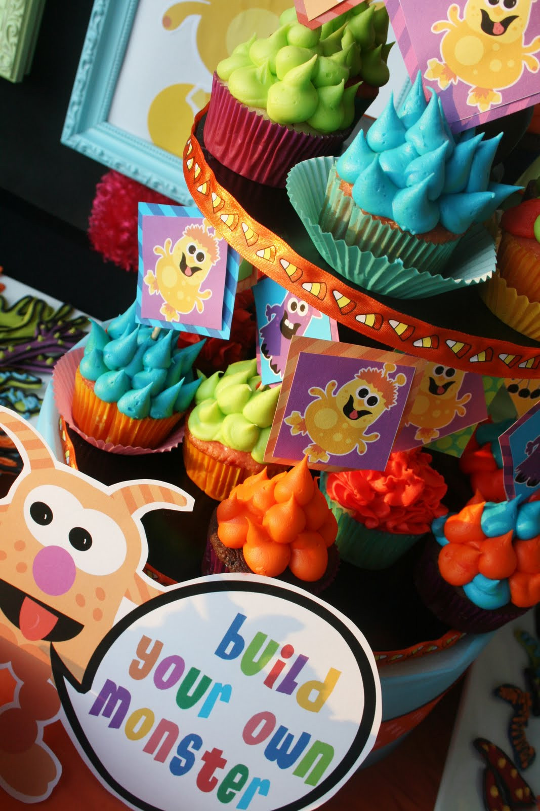 Monster Birthday Party Ideas
 Kara s Party Ideas Colorful Monster Bash Party