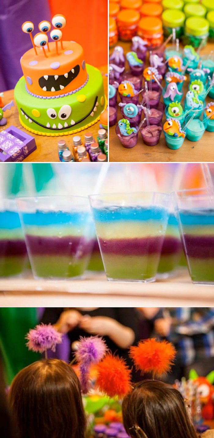 Monster Birthday Party Ideas
 Kara s Party Ideas Lil Monster Birthday Party