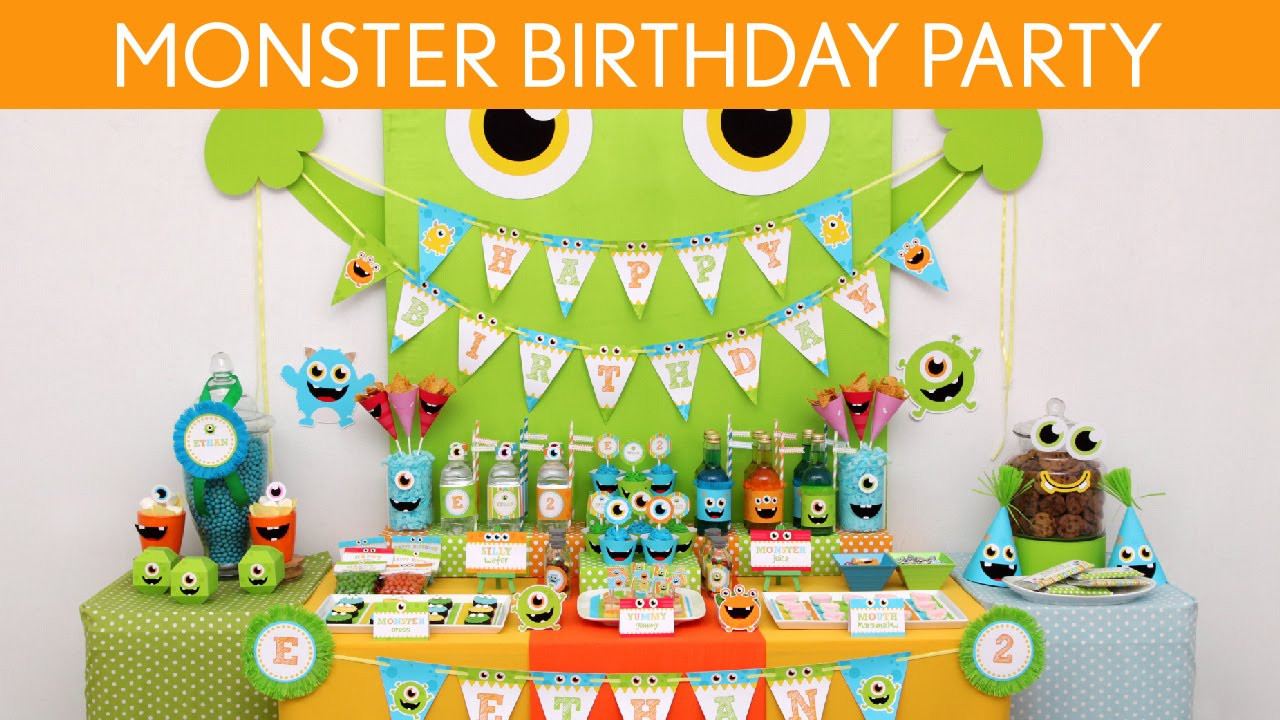 Monster Birthday Party Ideas
 Little Monster Birthday Party Ideas Little Monster