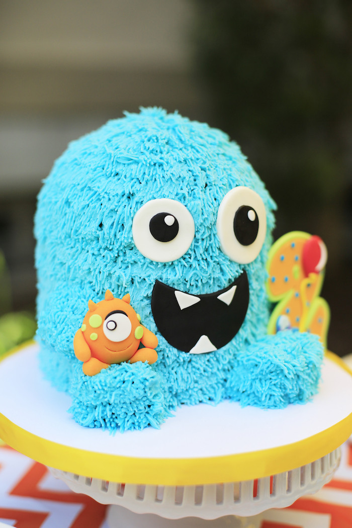 Monster Birthday Party Ideas
 Kara s Party Ideas Darling Little Monster Birthday Party