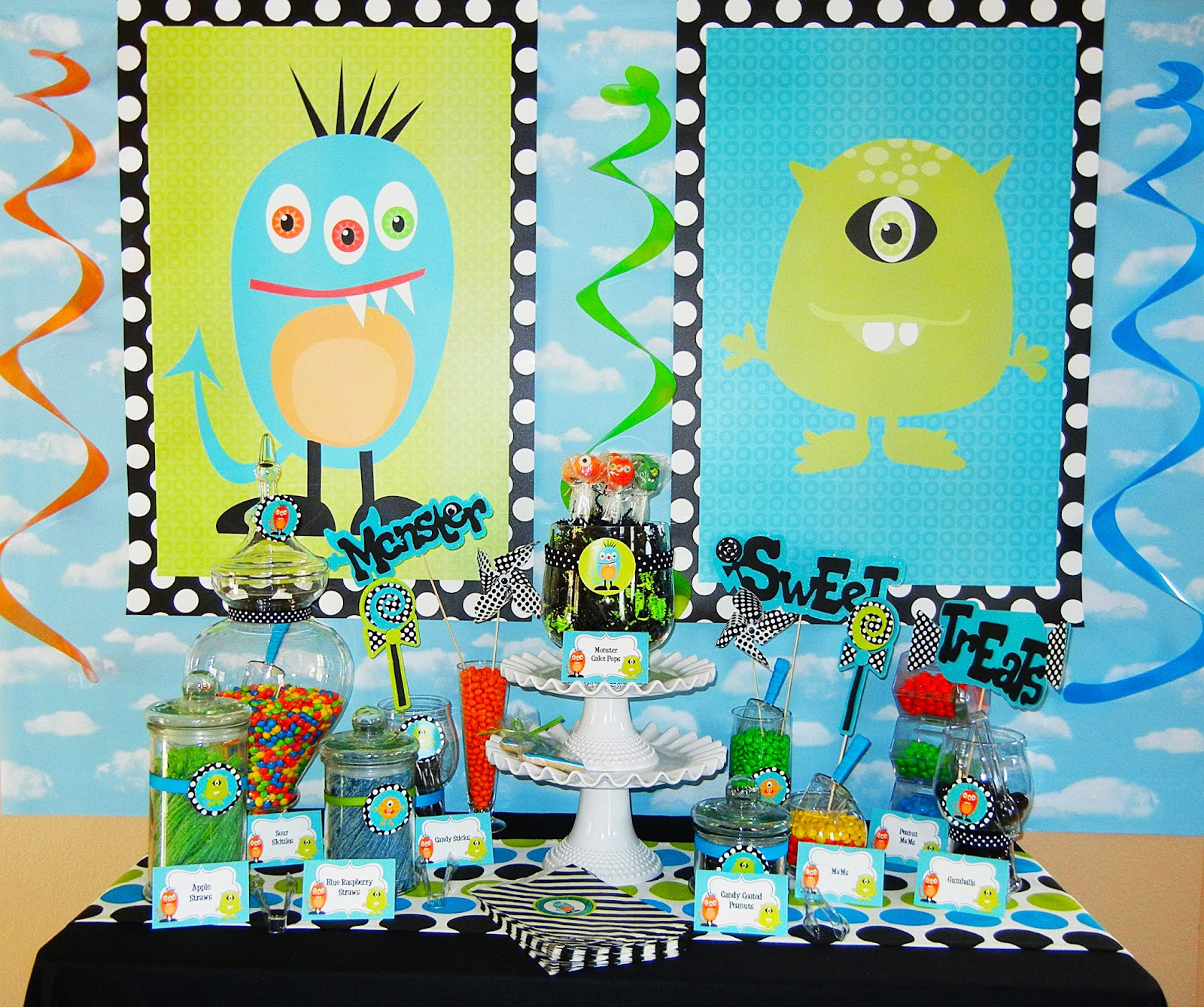 Monster Birthday Party Ideas
 Monster Bash for a Special Lil Monster