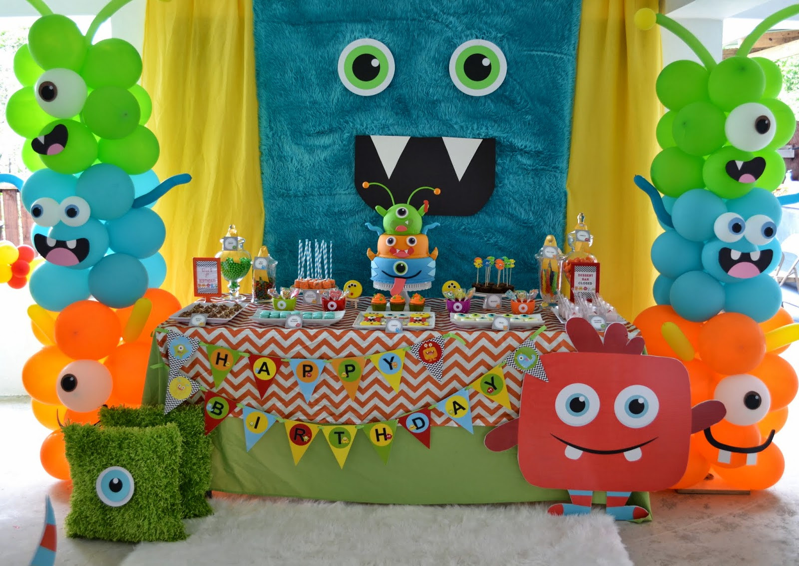 Monster Birthday Party Ideas
 Partylicious Events PR Little Monster Birthday Bash